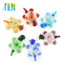 Wholesale Mix Colors MC0062 Fashion Handmade Lampwork Glass Tortoise Pendants Glass Beads for Hemp Necklace Pendants